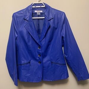 S13-Tanjay Petite Soft Faux Leather Jacket